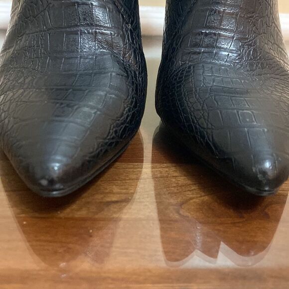 Chinese Laundry women ankle boot black reptile 6M - Picture 7 of 7